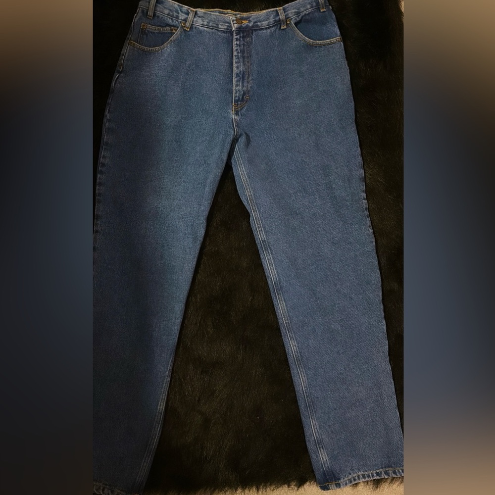 High Waisted Blue Jeans